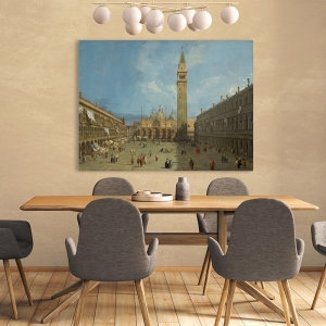 Cuadros en lienzo y poster.  Canaletto, Piazza San Marco