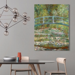 Wall art print, canvas, poster. Claude Monet, The Water-Lily Pond