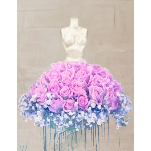 Wall art print, canvas, poster. Kelly Parr, Dressed in Flowers II