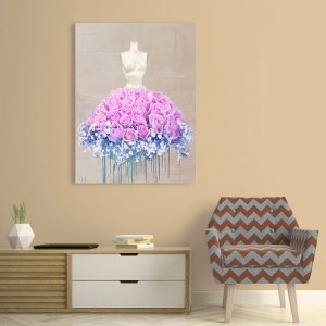 Wall art print, canvas, poster. Kelly Parr, Dressed in Flowers II