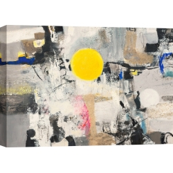 Abstract art print, canvas, poster. Arthur Pima, The two moons