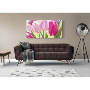 Wall art print and canvas. Leonardo Sanna, Tulipes