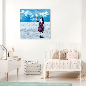 Bilder Kinderzimmer. Leinwandbilder und Poster. Sky Cream
