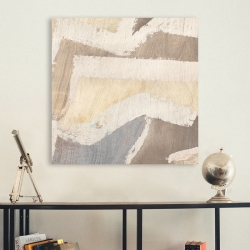 Abstract wall art print and canvas. Anne Munson, White Choreography II