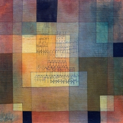 Tableau Paul Klee, Polyphonic Architecture. Toile, affiche, poster