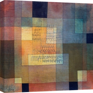 Quadro, stampa su tela. Paul Klee, Polyphonic Architecture