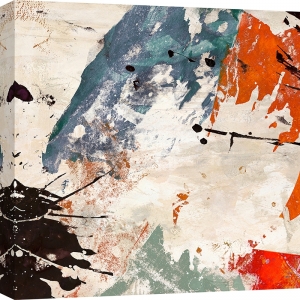 Modern abstract wall art print, canvas. Jim Stone, Colors Dancing I
