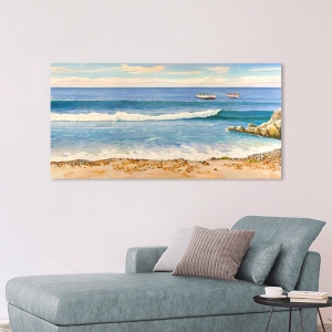 Coastal wall art print, canvas, poster. Adriano Galasso, On the sea