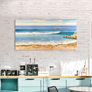 Coastal wall art print, canvas, poster. Adriano Galasso, On the sea