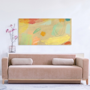 Abstract wall art print and canvas. Chaz Olin, Scribbles