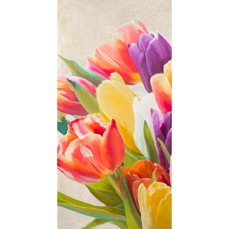 Cuadros modernos, Pintura de tulipán, Cuadro de flores