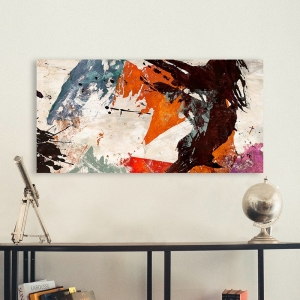 Modern abstract wall art print and canvas. Jim Stone, Colors Dancing