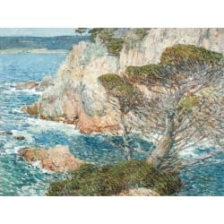 Quadro su tela. Frederick Childe Hassam, Point Lobos, Carmel