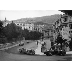 Cuadro foto de época. Gran Premio de Mónaco, 1932
