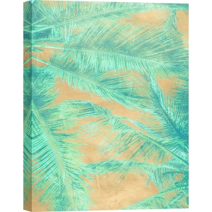 Cuadro hojas tropicales en lienzo. Eve C. Grant, Tropical Leaves I
