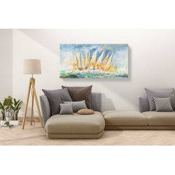 Wall art print and canvas. Luigi Florio, In the waves
