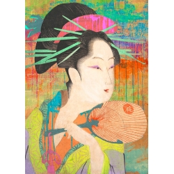 Moderne Japanische Kunstdrucke. Eric Chestier, Hommage to Chokosai