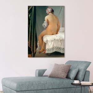 Tableau sur toile Ingres La Baigneuse Valpinçon, poster et affiche