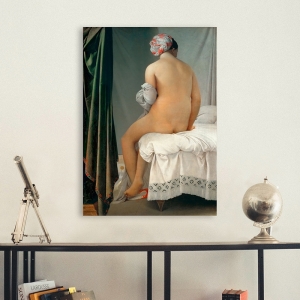 Tableau sur toile Ingres La Baigneuse Valpinçon, poster et affiche