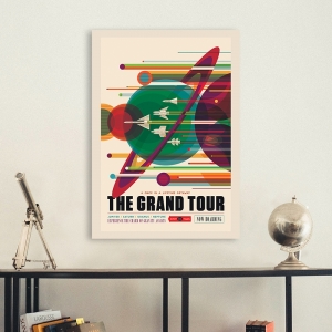 Cuadro espacio en lienzo y poster NASA. The Grand Tour