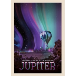 Tableau sur toile et poster de la NASA. Planète Jupiter
