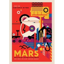 Cuadro espacio en lienzo y poster NASA. Marte (Mars)