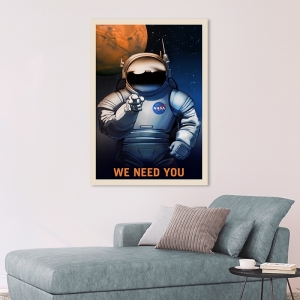 Quadri su tela e poster spazio. NASA, We Need You