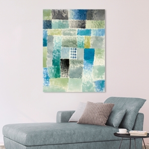Wall art print and canvas. Paul Klee, First house in a settlement