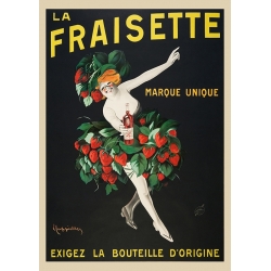 Vintage Poster, Bilder auf Leinwand. Leonetto Cappiello, La Fraisette
