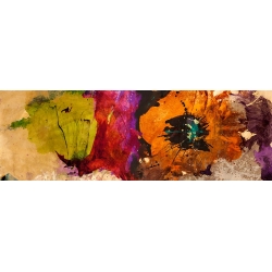 Tableau fleur moderne sur toile. Jim Stone, Floating Flowers I
