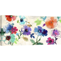Wall art print and canvas. Michelle Clair, Floral Fantasy