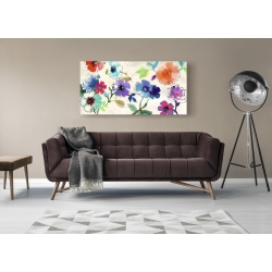 Wall art print and canvas. Michelle Clair, Floral Fantasy