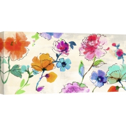 Wall art print and canvas. Michelle Clair, Waterflowers