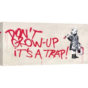 Wall art print and canvas. Masterfunk Collective, Don't grow up