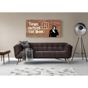 Tableau sur toile. Masterfunk Collective, Think outside of the box