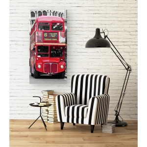 Wall art print and canvas. Double-Decker bus, London
