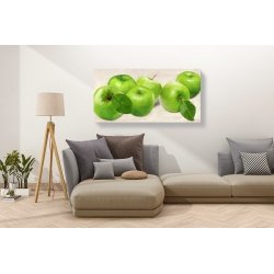 Wall art print and canvas. Remo Barbieri, Green Apples