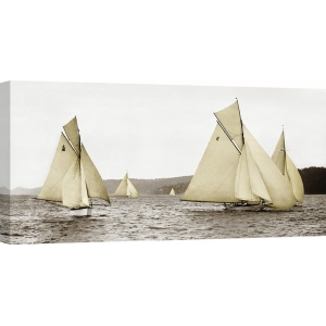 Cuadro en canvas, fotos de barcos. Anónimo, Sloops racing, 1926