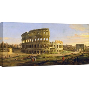Cuadro en canvas. Gaspar Van Wittel, Vista del Coliseo