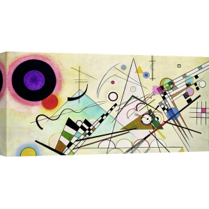 Cuadro abstracto en canvas. Wassily Kandinsky, Composition VIII (detalle)