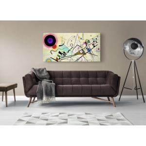 Cuadro abstracto en canvas. Wassily Kandinsky, Composition VIII (detalle)