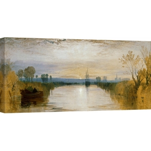 Wall art print and canvas. William Turner, Chichester Canal