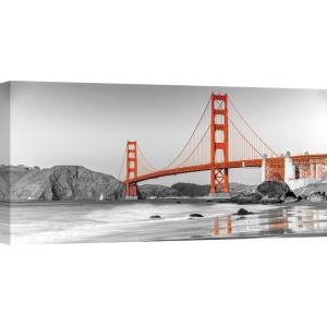 Quadro, stampa su tela. Golden Gate Bridge, San Francisco