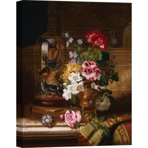 Leinwandbilder. William John Wainwright, Eine Vase mit Blumen 