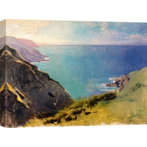 Wall art print and canvas. Abbott Handerson Thayer, Cornish Headlands