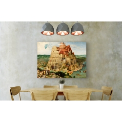 Wall art print and canvas. Bruegel the Elder, The Tower of Babel