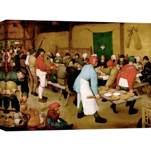 Leinwandbilder. Pieter Bruegel the Elder, Bauernhochzeit