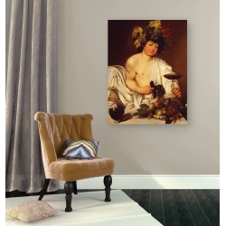 Wall art print and canvas. Caravaggio, Young Bacchus