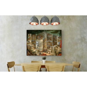 Wall art print and canvas. Giovanni Paolo Panini, Gallery of Views of Ancient Rome