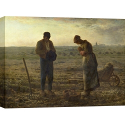 Wall art print and canvas. Jean-François Millet, The Angelus